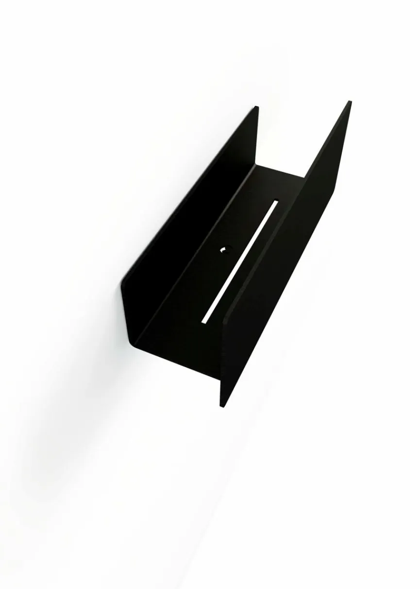 Online Metallbude Duschablage Shea 30 - ohne Bohren Schwarz