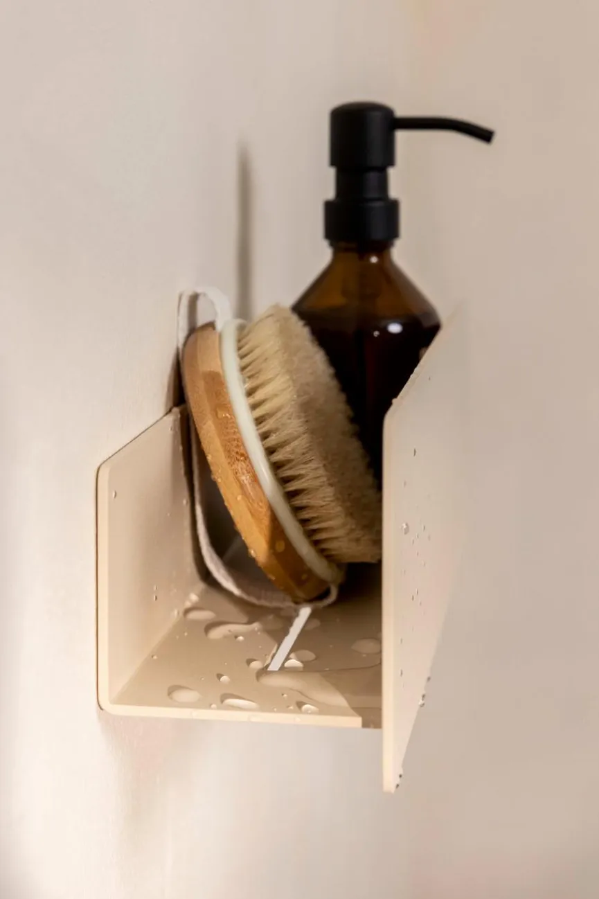 Outlet Metallbude Duschablage Shea 50 - ohne Bohren Cashew