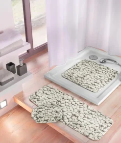 New Kleine Wolke Duscheinlage Stepstone 55 x 55 cm Grau