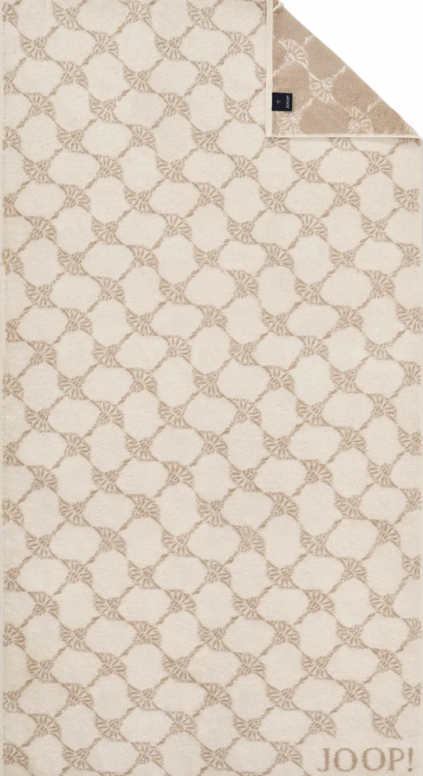 JOOP! Duschtuch Cornflower 80 x 150 cm Creme