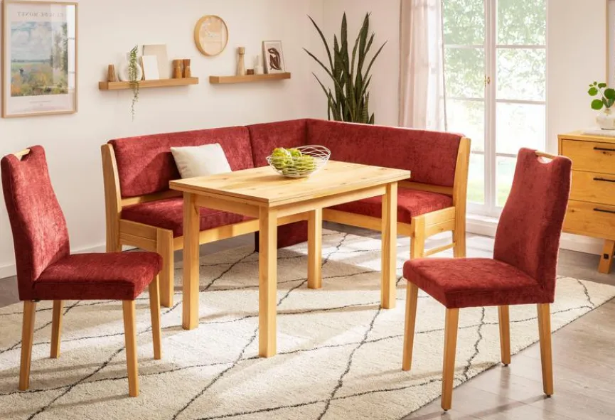 Clearance Komfort & Wohnen Eckbank Toledo Bordeaux
