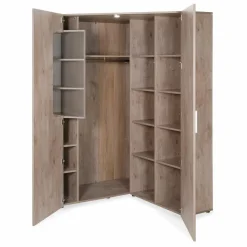 Online Rudolf Eckkleiderschrank Max-I Grau