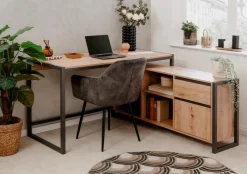 Sale Eckschreibtisch Denver Eiche Artisan