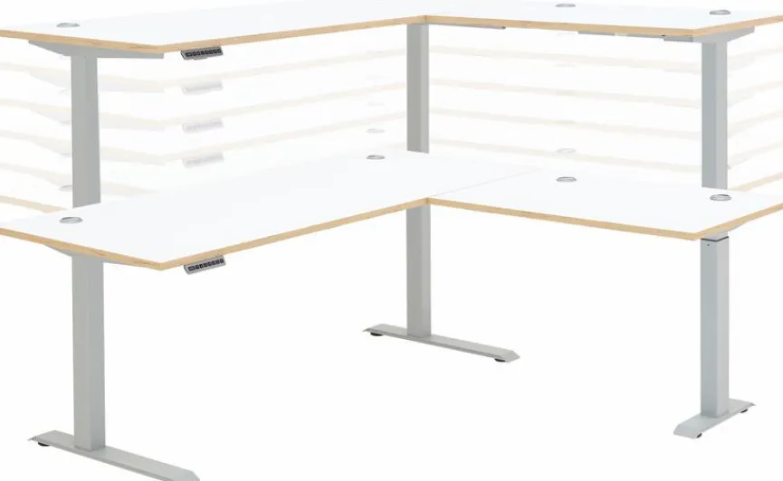 Innostyle Eckschreibtisch elektrisch Memphis