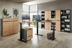 Sale Innostyle Eckschreibtisch elektrisch Memphis Eiche Artisan