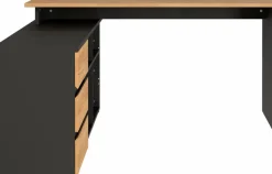 Clearance Germania Eckschreibtisch Lissabon Graphit