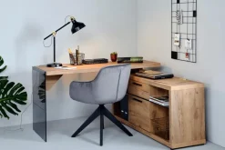 Best Jahnke Eckschreibtisch LUX C 150 E Eiche