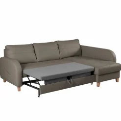 Outlet Ecksofa Compact Dunkelgrau