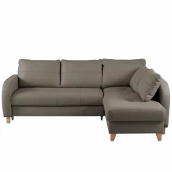 Outlet Ecksofa Compact Dunkelgrau