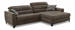 Best Ecksofa Double-One Braun