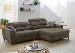 Best Ecksofa Double-One Braun