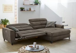 Best Ecksofa Double-One Braun