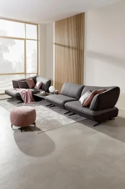 JOOP! Ecksofa Elements (8169) Stahl / Anthrazit