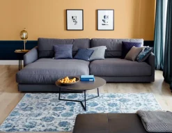 Clearance SCHÖNER WOHNEN-Kollektion Ecksofa Garbo Dunkelgrau