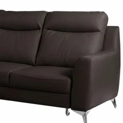 Outlet Ecksofa Gio Dunkelbraun