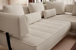 Discount Ecksofa Giotto Creme