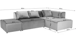 KARE DESIGN Ecksofa Infinity