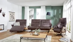 Outlet himolla Ecksofa Karlsfeld Dunkelbraun