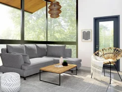 Best Ecksofa Leo Hellgrau