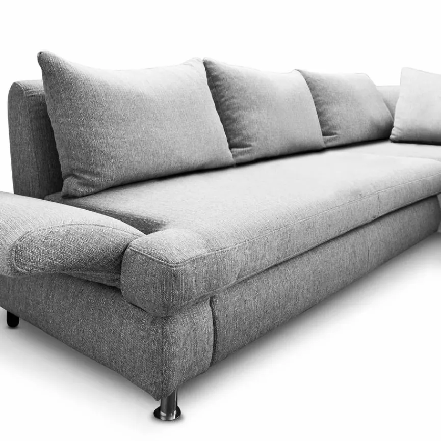 Discount Ecksofa Leo Grau