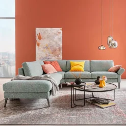 New Segmüller Werkstätten Ecksofa Lipari-S Blau