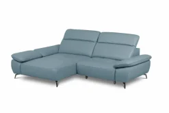 Ecksofa Monza Smoke Blue