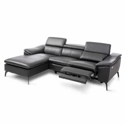 Discount Ecksofa Nico Schwarz