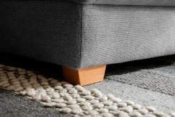 Sale Ecksofa Pierre de Luxe Anthrazit