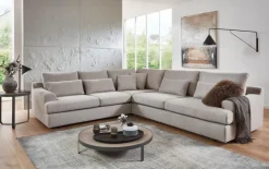 Outlet Ecksofa Roma Beige