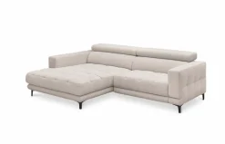 Clearance set one by Musterring Ecksofa Rosario Silk Grey