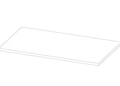 Hot Portobello Einlegeboden Vivo Weiß