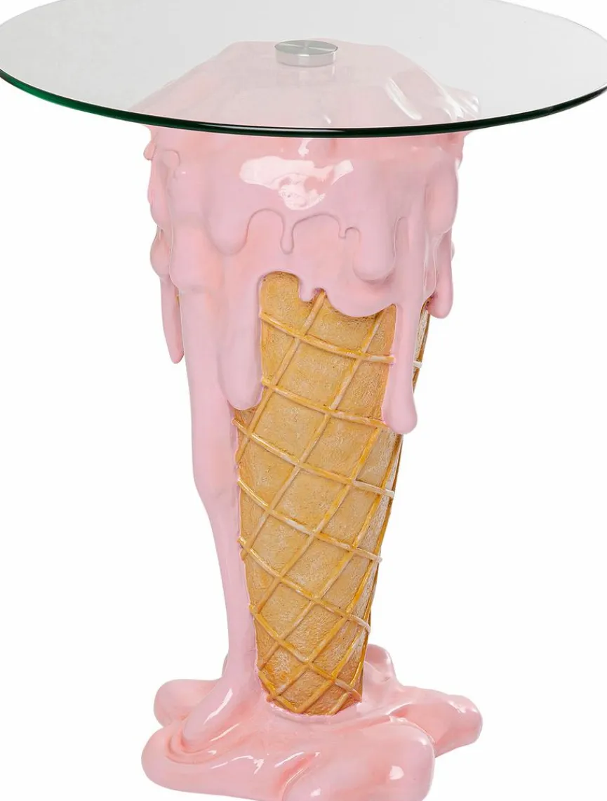 New KARE DESIGN Esstisch Ø 60 cm Icecream 70201 Rosa