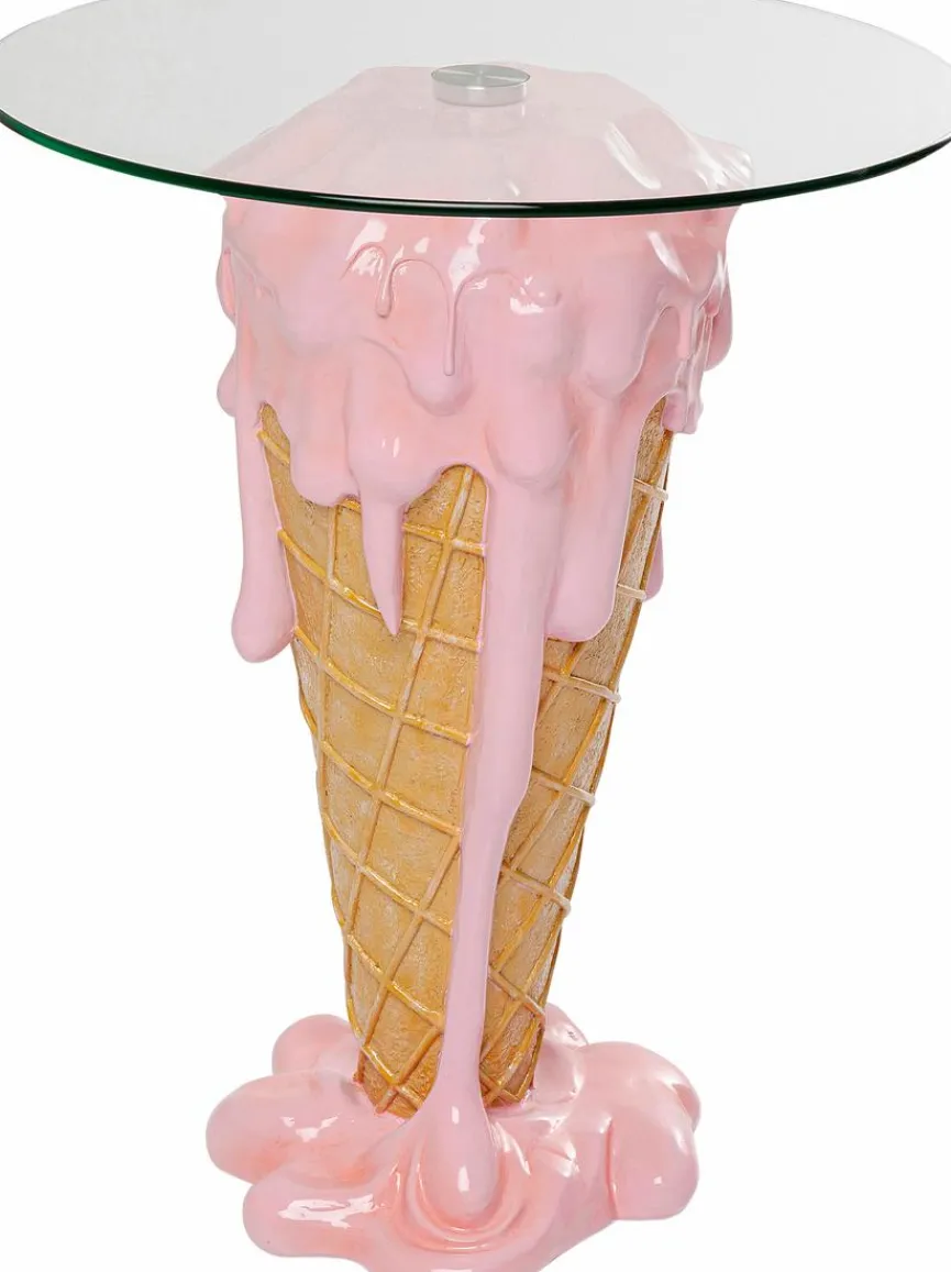 New KARE DESIGN Esstisch Ø 60 cm Icecream 70201 Rosa