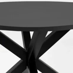Clearance Kave Home Esstisch Arya Ø 120 cm Schwarz