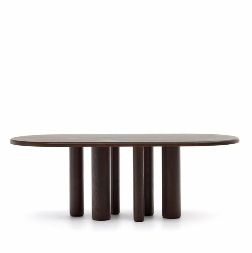 New Kave Home Esstisch Mailen 220 x 105 cm Schwarz