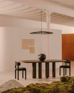 New Kave Home Esstisch Mailen 220 x 105 cm Schwarz