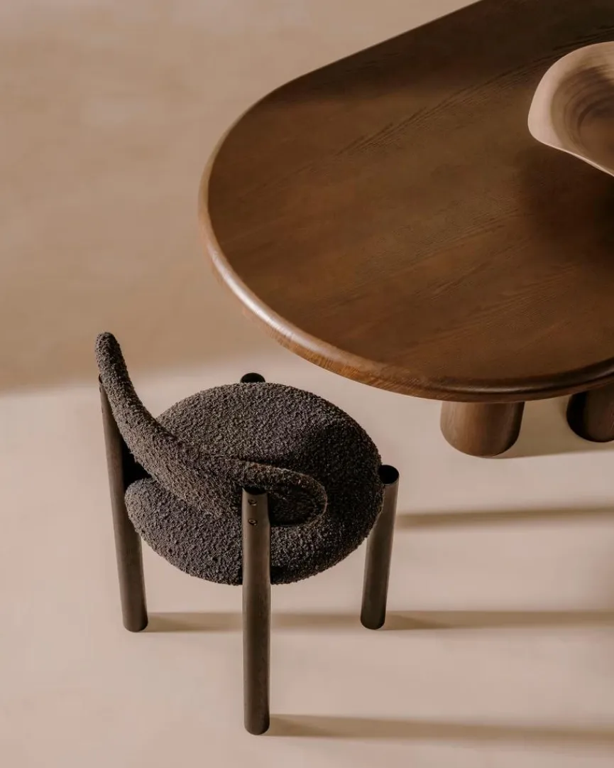 New Kave Home Esstisch Mailen 220 x 105 cm Schwarz