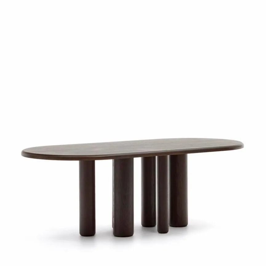 New Kave Home Esstisch Mailen 220 x 105 cm Schwarz