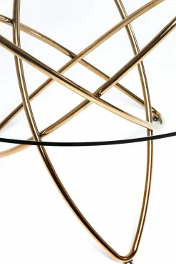 Online KARE DESIGN Esstisch Molekular 79621 Ø 120 cm Gold