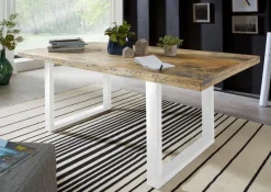 Discount G+K Esstisch Ruston 180 x 90 cm Braun