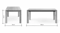 Sale MAISON Esstisch 180 Scottsdale Wildeiche