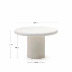 Kave Home Esstisch Addaia Ø 120 cm