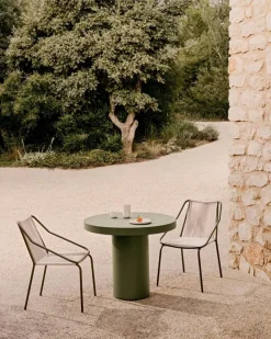 Discount Kave Home Esstisch Aiguablava Ø 90 cm Grün