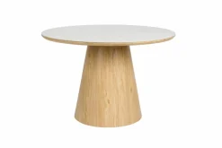 Clearance Zuiver Esstisch Almira Marmor Weiß