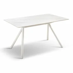 Esstisch Antony 140 x 90 cm Weiß