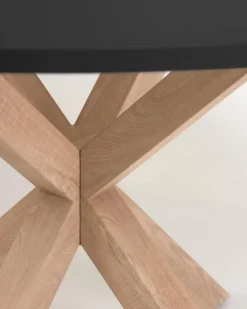 Kave Home Esstisch Arya Ø 120 cm Schwarz