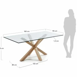 Outlet Kave Home Esstisch Arya 160 x 90 cm Esche