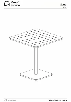 Kave Home Esstisch Brai