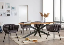 Discount Gutmann Factory Esstisch Chuck 210 x 100 cm Braun