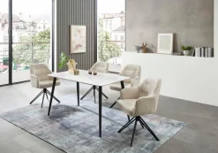 Hot Stolkom Esstisch Cody 140 x 80 cm Weiß